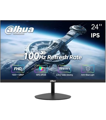 Dahua 24-Inch Full HD 1080p 100Hz IPS Ultra-Thin, Borderless
